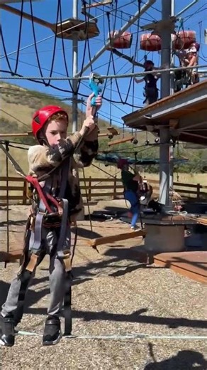 slacklining for the first time