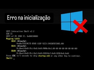 UEFI interactive shell v2.2 (resolvido)