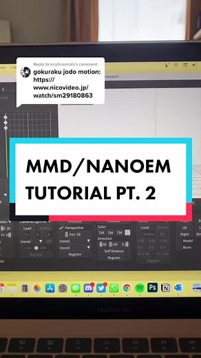 Reply to @knybrainrots part 2 of the tutorial! how to load models and motion data ^^ #mmd #mikumikudance #mmdtutorial #jojo #dio #tutorial #howto #fyp