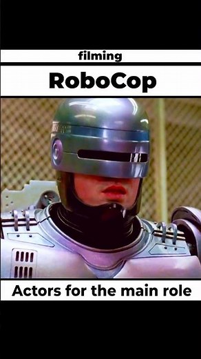 Filming Robocop. Actors for the main role