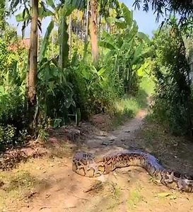 OMG! Un python de 80 kg bloque le chemin | Afro mabe danse mascotte bébé kinio