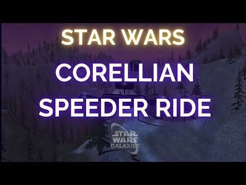 Star Wars Corellia: Snow Mountain Speeder Ride to Hidden Rebel Outpost