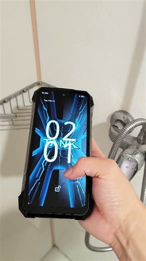 Waterproof phone with a real projector. Yes, really.