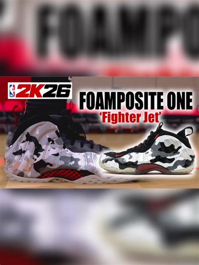 How to Make Foamposite One 'Fighter Jet' 🛩️ | NBA 2K26 Shoe Creator 👟 NBA 2K26 Shoe Creator Tutorial – Nike Foamposite One