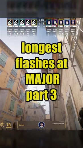 Longest Flashes in Austin Major CS2 Final Part 3