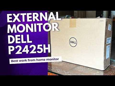 Work from home essentials | Unboxing the Dell P2425H Full HD Monitor | Incredible pricing & quality