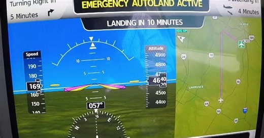Small plane makes emergency landing with first use of Autoland system