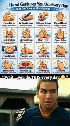 You Use These Hand Gestures Daily Without Knowing