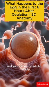 This ultra-realistic 3D anatomy video shows what happens to the egg during the first six hours after ovulation. You will see how the egg is released from the ovary, captured by the fallopian tube, and transported internally. No text or labels—only pure medical-grade anatomy and realistic motion, designed for clear educational understanding. | Human Layers
