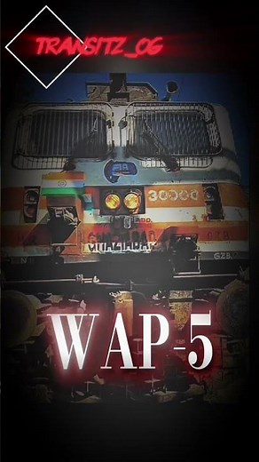 WAP-5|| Peace edit😌|| #wap5 #railway #funny #attitude