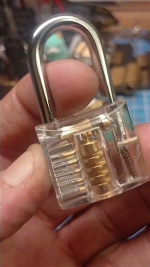 30mm Clear Padlock Bypass #minilockmonday
