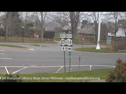 East Hampton Library Main Street Webcam