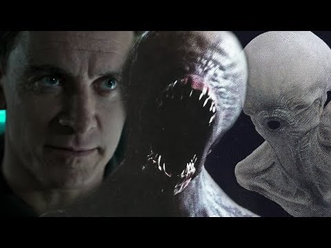 DAVID MEETS THE NEOMORPH - ALIEN: COVENANT SCENE - WAS DAVID CONTROLLING THE NEOMORPH?