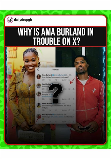 Ama Burland faces backlash over X exchanges amid Black Sherif-Kweku Smoke debate#news#ghana#x#playstation#ball