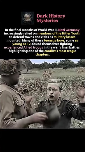 Hitler Youth in WWII: The Teenage Boys Sent to Germany’s Final Battles
