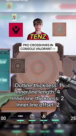 Best Valorant Crosshairs for Console Players | Pro Settings