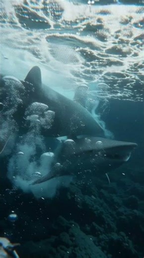 Ultra-Realistic 8K Watch to Ocean Cinematic Animation | Shark vs Whale Epic Fight.