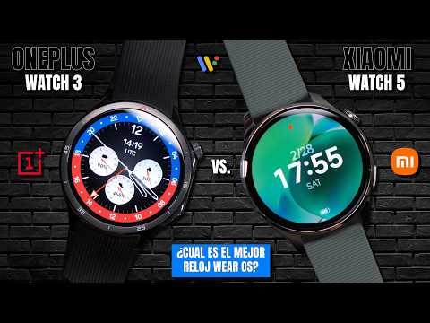 Xiaomi Watch 5 vs OnePlus Watch 3 ⌚ Which is the best watch with Wear OS?