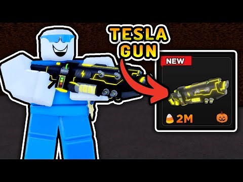 SHOWCASING THE TESLA GUN IN ROBLOX FLAG WARS!