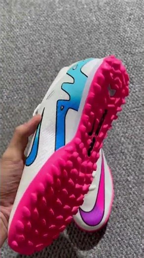 Nike Air Zoom Mercurial Vapor 15 Elite TF Astro Turf Soccer Shoes - White/Vibrant Pink/Sharp Black