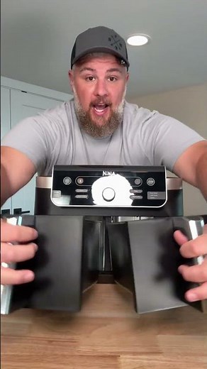 The ultimate air fryer for cooking an entire meal at once 👀 🔥 #ninja #airfryer #dualzoneairfryer
