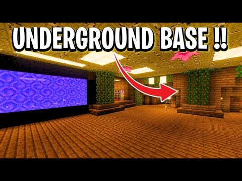 This Underground Base is UNBEATABLE in MCPE Survival! 😱”