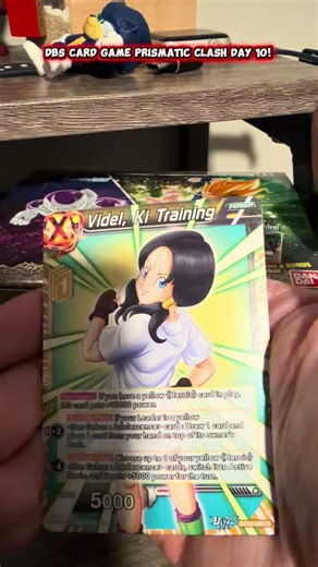 DBS CARD GAME PRISMATIC CLASH PACK OPENING DAY 10!#dbz #goku #vegeta #dbscardgame #dragonballsuper