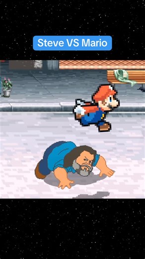 AnimationRewind | Minecraft Steve vs Mario! Minecraft Movie vs Mario Movie! #Nintendo | Instagram