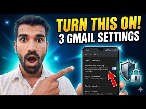 Protect Your Gmail Account | 3 Must-Enable Security Settings (2026)