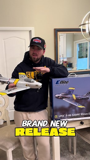 The brand new UMX F-86 runs on 4s and is a great flying RC Airplane, nothing better than a RC Jet that can be flown just about anywhere #rcplane #radiocontrol #hobbies