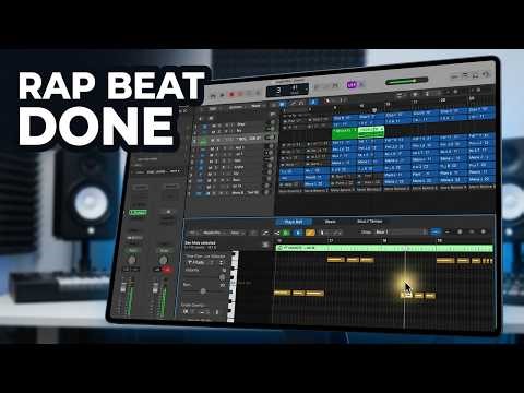 SILENT COOK UP - MAKING A HARD RAP BEAT IN LOGIC PRO 12 | BEAT MAKING BASICS