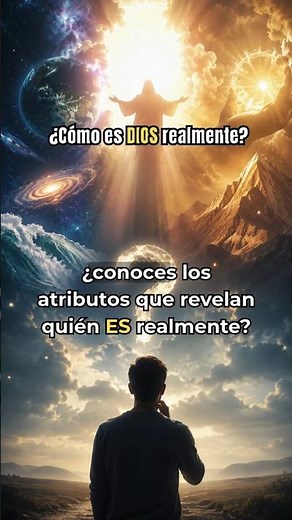 ¿Cómo es Dios? Descubre lo que lo hace único👑