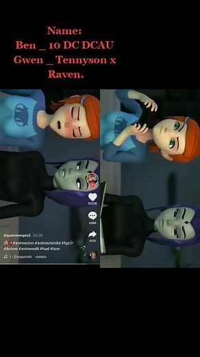 Dúo Anime: Gwen Tennyson y Raven en un Epic Match