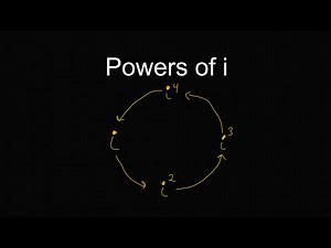 Powers of i (imaginary numbers and how to simplify)