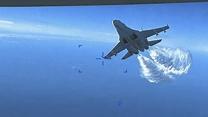 Black Sea drone incident: Pentagon releases video of Russian fighter jet forcing down US reaper | 🛰️Catch the day's latest news and updates | https://bit.ly/3Jozig8 | The Economic Times