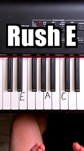 320K views · 1.9K reactions | Rush E Piano Tutorial (easy for...