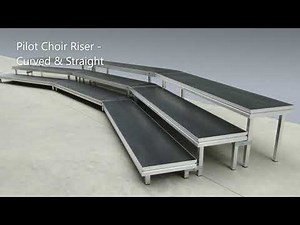 How to assemble PILOT Choir Riser Portable Stage by Select Staging Concepts.