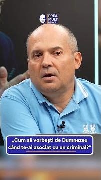 Radu Banciu: „Cum să vorbești de Dumnezeu când te-ai asociat cu un criminal?”