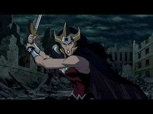 Flashpoint Wonder Woman Powers and Fight Scenes - Justice League: The Flashpoint Paradox
