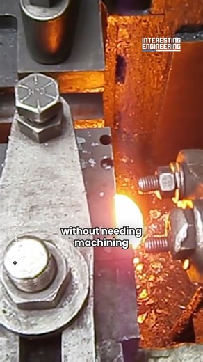 56K views · 225 reactions | The closed die forging aims to make stronger metal parts quickly without needing machining. | Interesting Engineering | Facebook