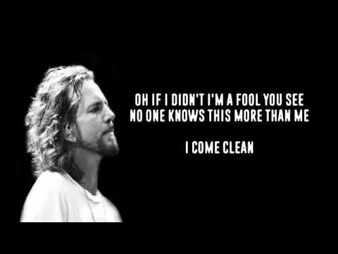 Pearl Jam - Just breathe (lyrics)