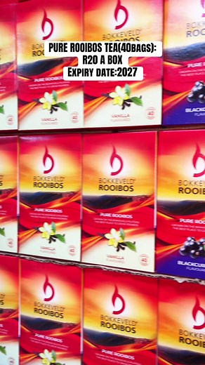 Pure Rooibos Tea 40 Bags - R20/Box (Expires 2027)