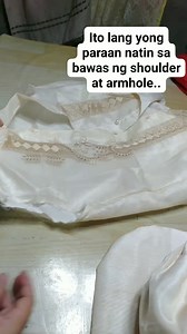 Ang pag bawas ng shoulder at armhole ng blouse, #repair #creative #diy #tips #share #clothing #fashion #fashionista #fbreels #fbreelsvideo #fbreelsfypシ゚viral | Jean Rose Secuya Abarientos