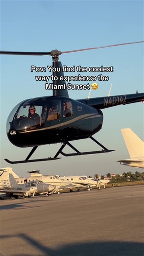 Book this incredible sunset helicopter tour from our profile!#miami #helicopterride #thingstodoinmiami #bucketlist #travel