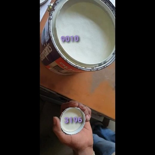 RAL 9010 AND 3196 SHADE TINTED IN APCOLITE ENAMEL AND EMULSION PAINTS #diy #paint