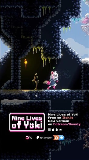 Nine Lives of Yoki #indiegame