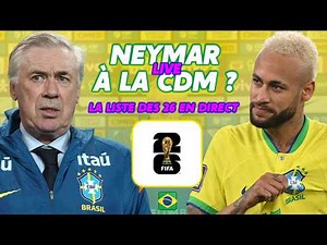 🔴 [LIVE] 🇧🇷 NEYMAR AT THE WORLD CUP? / 🔥 BRAZIL'S 26-MAN SQUAD! / 2026 WORLD CUP - LIVE/REACT