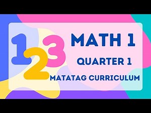 MATH 1 - QUARTER 1 - WEEK 3 - MATATAG CURRICULUM - LEARNING COMPETENCY 5
