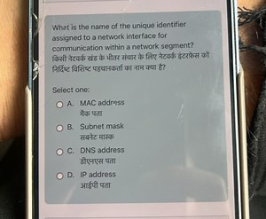 What is the name of the unique identifier assigned to a network... | Filo