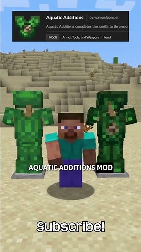 What If Minecraft Had A Full Set Of Turtle Armor?!